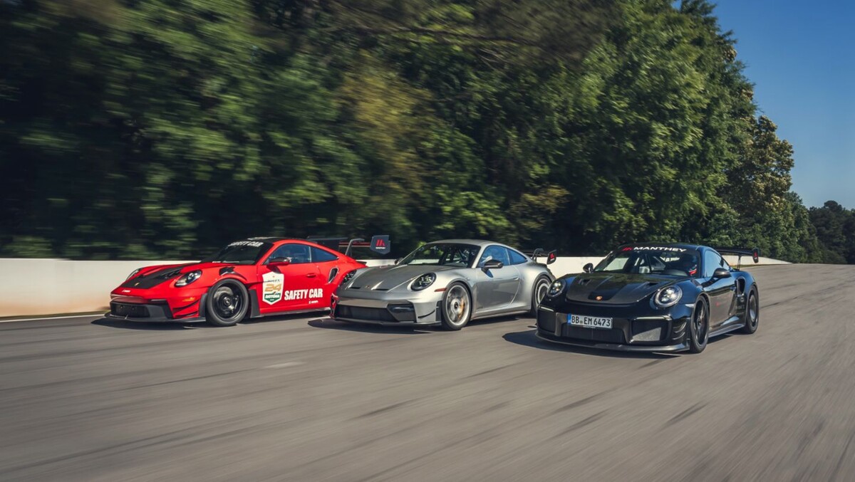 Porsche 911 с пакетом Manthey установили новые рекорды на Road Atlanta